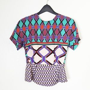 W118 by Walter Baker peplum blouse